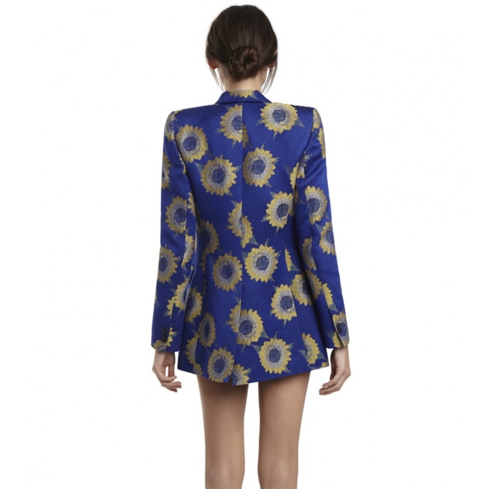Alice + Olivia Sunnie Sunflower Blazer